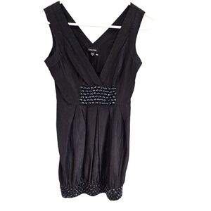 Bebe Size S Black Sleeveless Dress